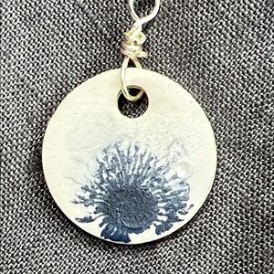 Handmade ceramic Pendant Necklace